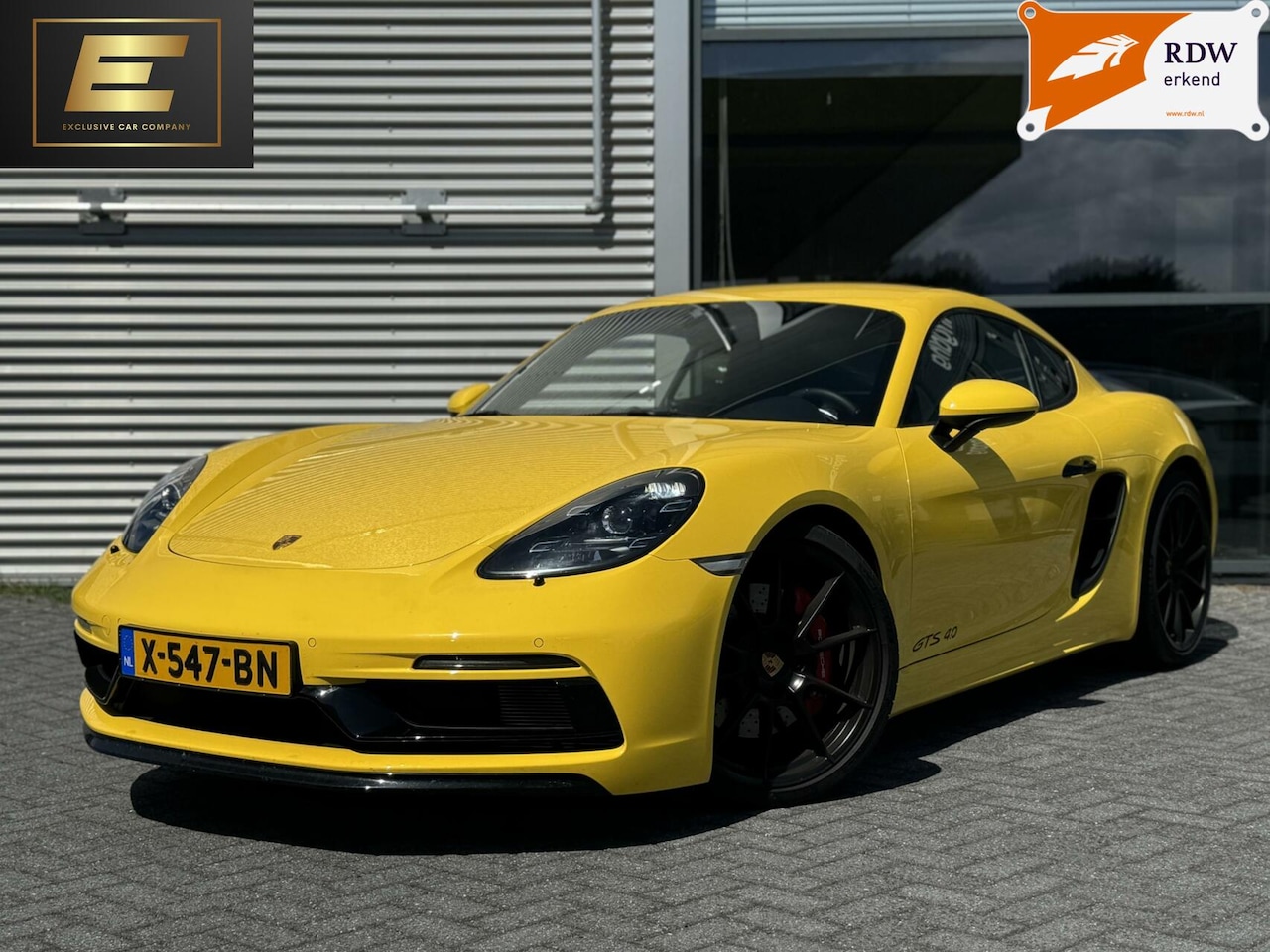 Porsche 718 Cayman GTS - 4.0 | Racing Yellow - AutoWereld.nl