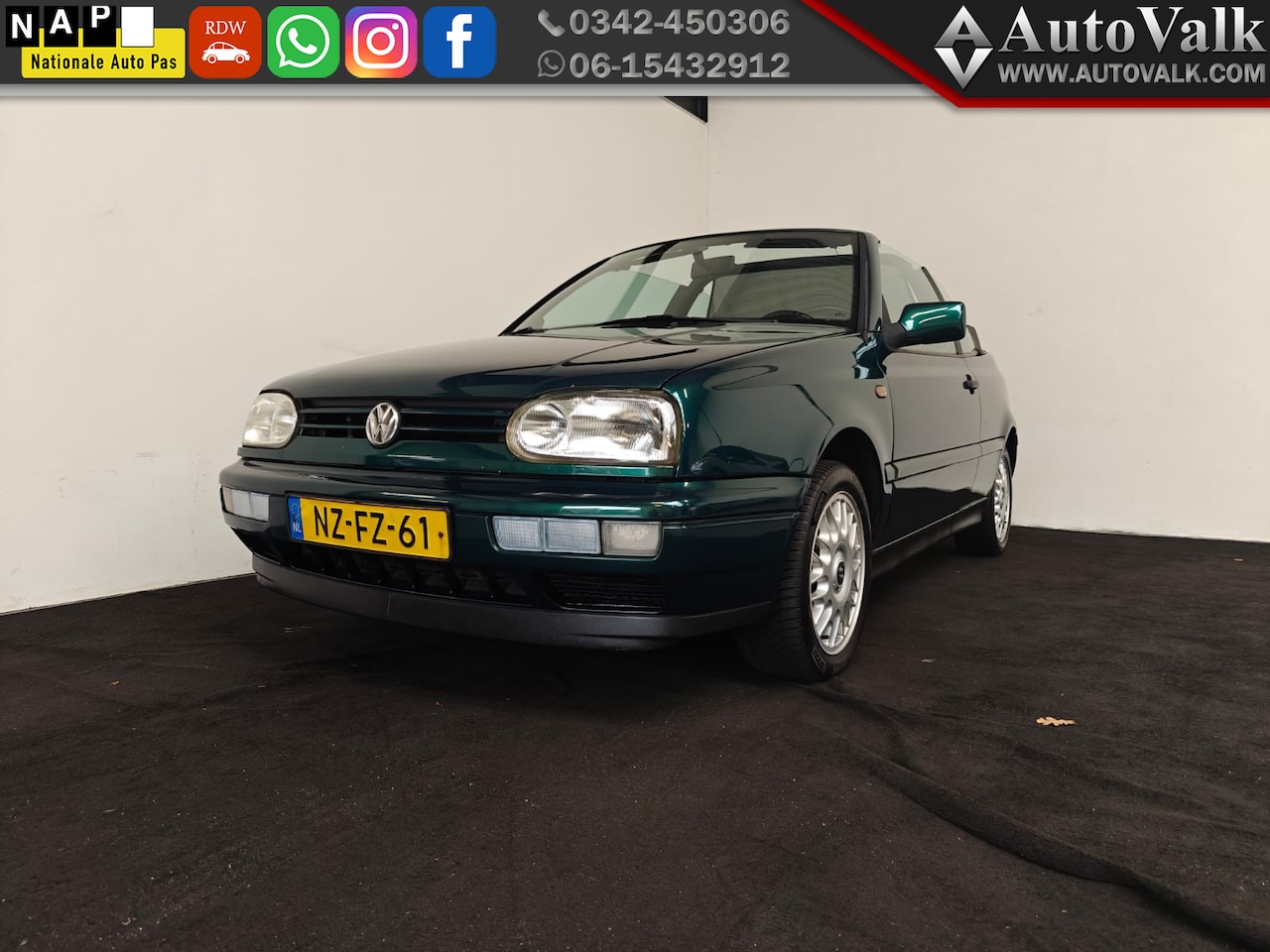 Volkswagen Golf Cabriolet - 1.8 1.8 - AutoWereld.nl