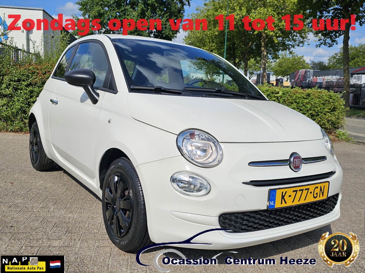 Fiat 500 - 1.0 Hybr, 1e Eig! NL Auto! 6.142km NAP! Apk 8-2026! Zondag OPEN! - AutoWereld.nl