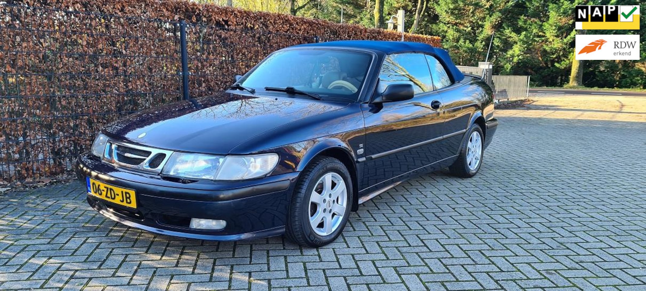 Saab 9-3 Cabrio - 2.0 Turbo SE 2.0 Turbo SE, Super nette Auto !!! - AutoWereld.nl