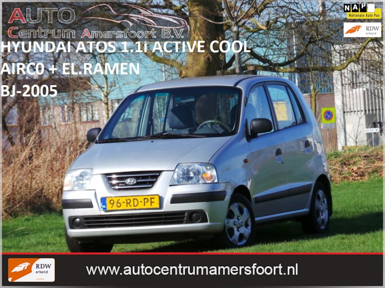 Hyundai Atos - 1.1i Active Cool 1.1i Active Cool ( AIRCO + INRUIL MOGELIJK ) - AutoWereld.nl