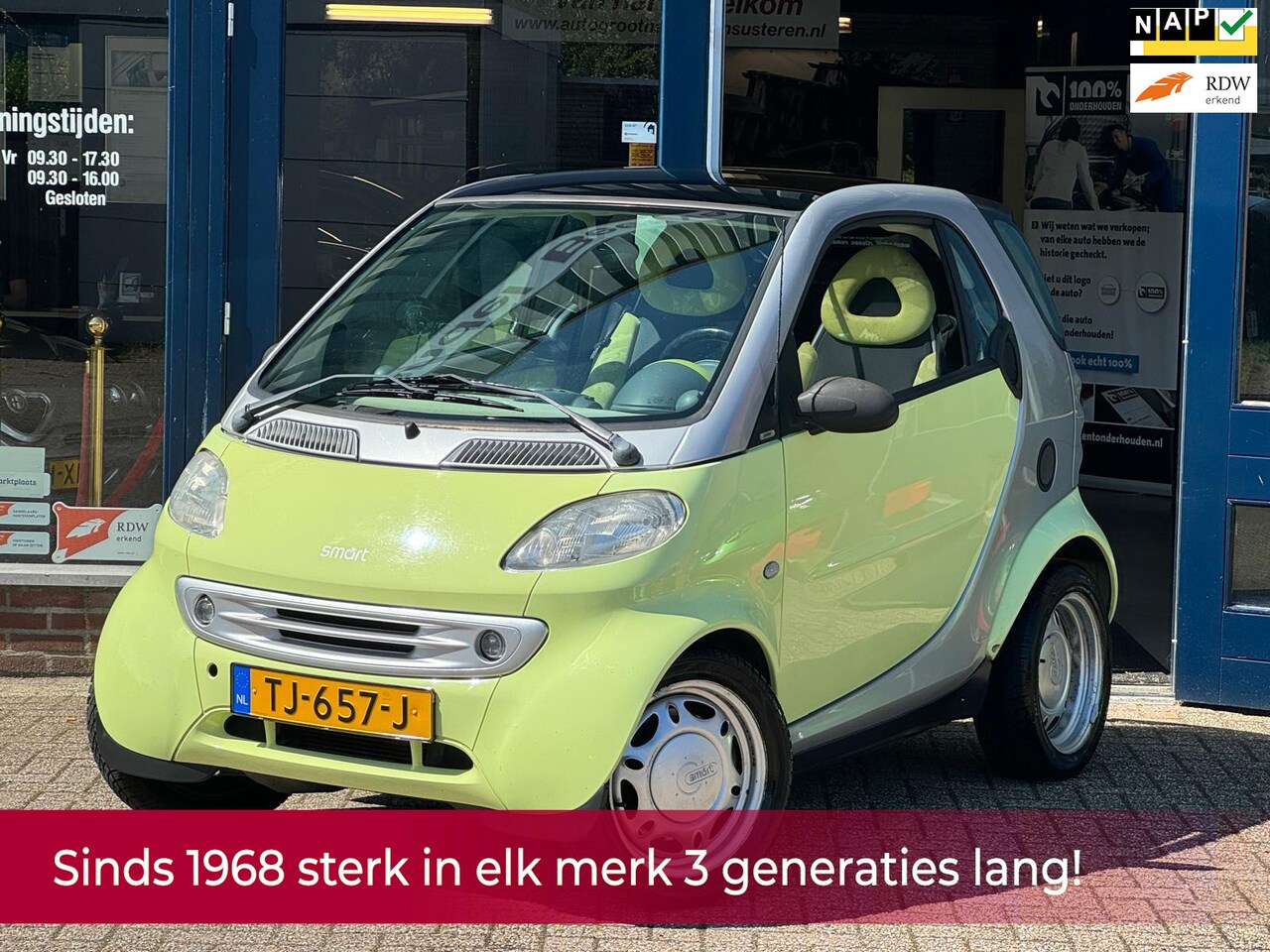 Smart City-coupé - Smart & pulse AUTOMAAT! AIRCO l PANORAMA l ELEK RAMEN l CENTRAAL AFSTAND! Zeer mooi! - AutoWereld.nl