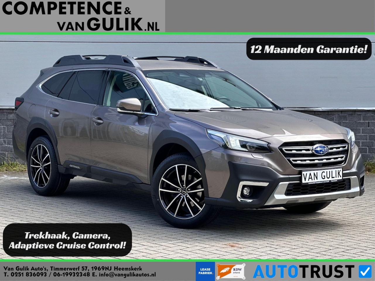 Subaru Outback - 2.5i Comfort | Trekhaak | EyeSight Rijhulp | ACC | Camera | 4x4 | - AutoWereld.nl