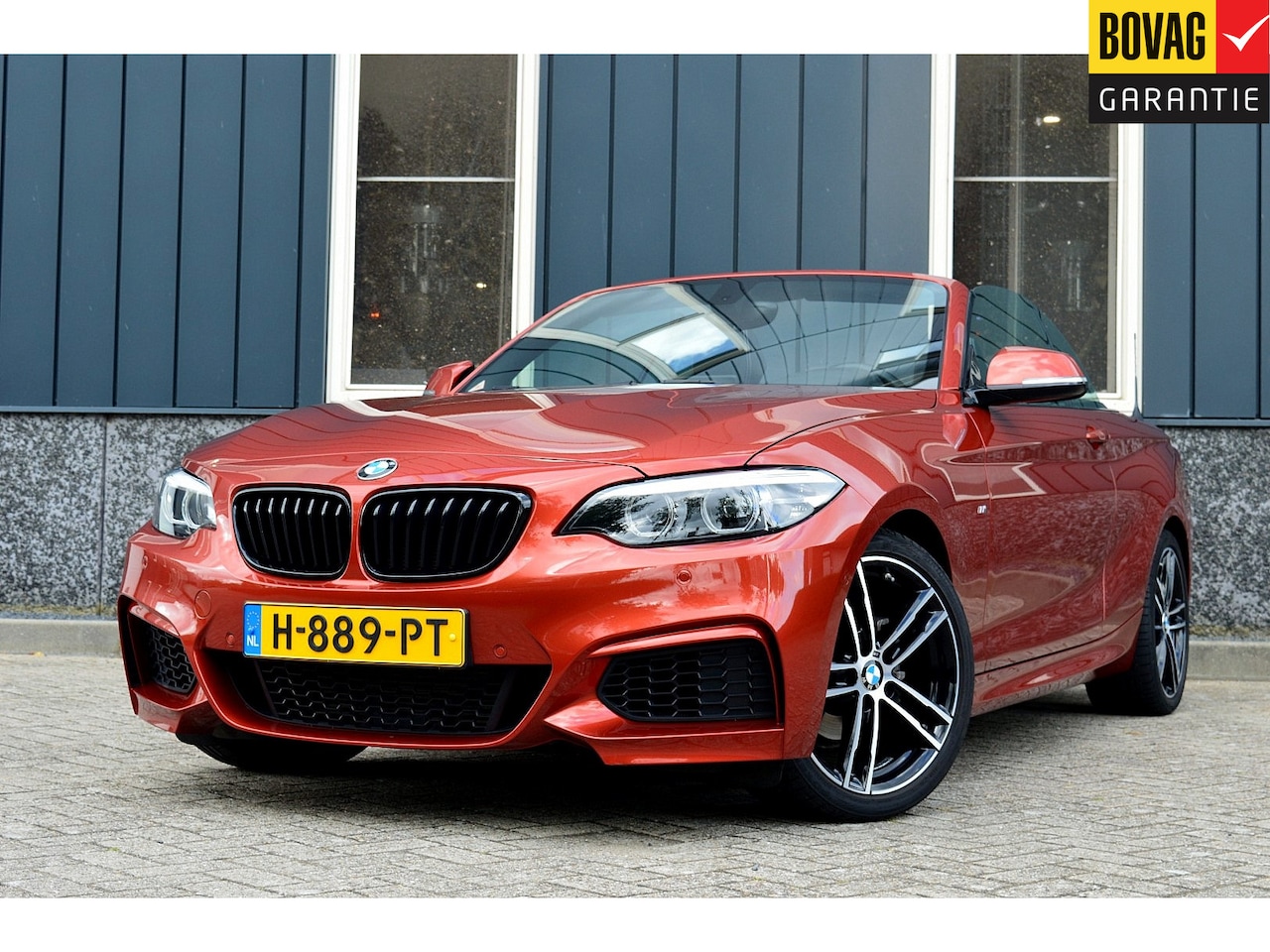 BMW 2-serie Cabrio - 218i M-Sport High Executive Edition Rijklaarprijs-Garantie Navigatie Leder Sport interieur - AutoWereld.nl