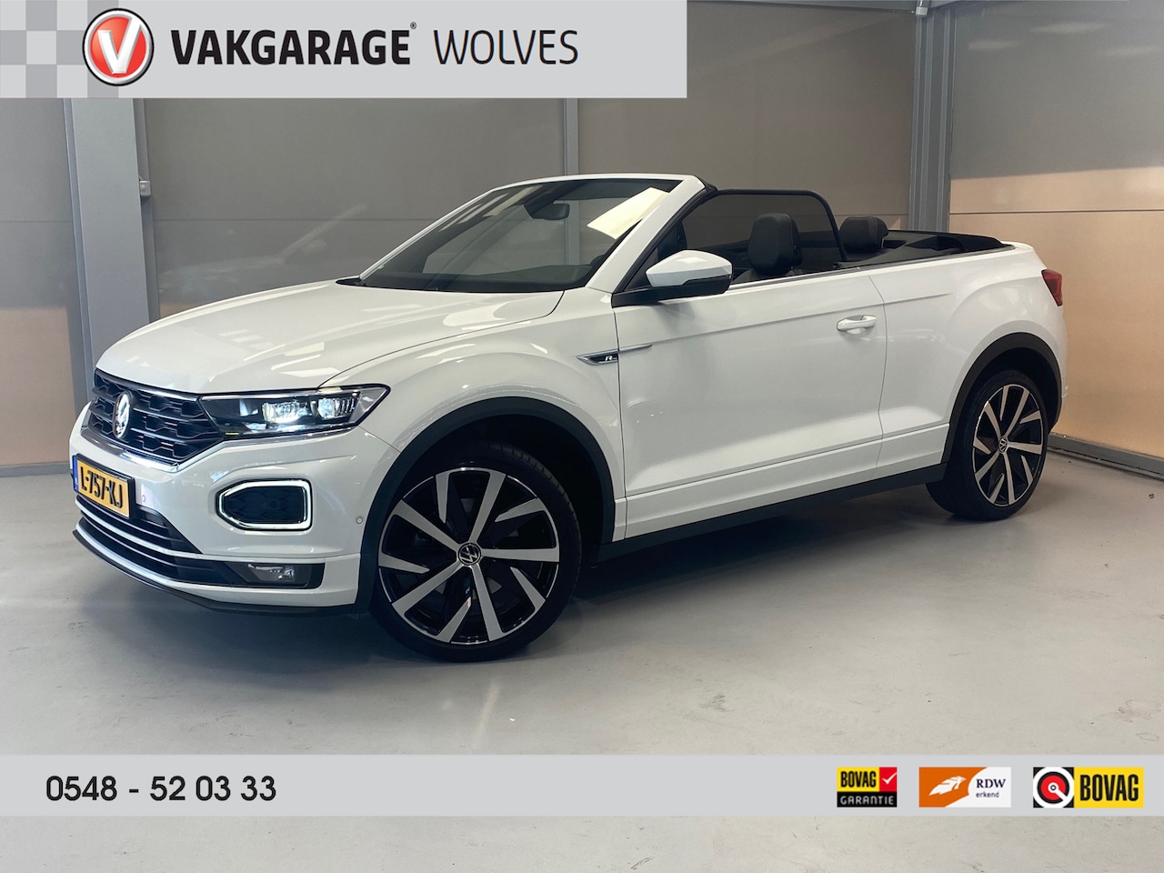 Volkswagen T-Roc Cabrio - 1.5 TSI R-Line 150 PK AUTOMAAT | NAVI | CAMERA | CLIMA | - AutoWereld.nl