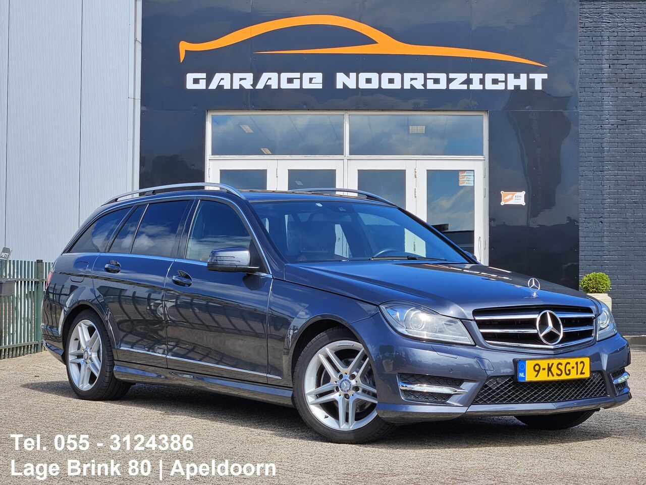 Mercedes-Benz C-klasse Estate - 180 AMG-PAKKET AUTOMAAT|XENON|LEDER|NAVIGATIE|CAMERA|CRUISE CONTROL|ECC/AIRCO|PDC VOOR&ACH - AutoWereld.nl