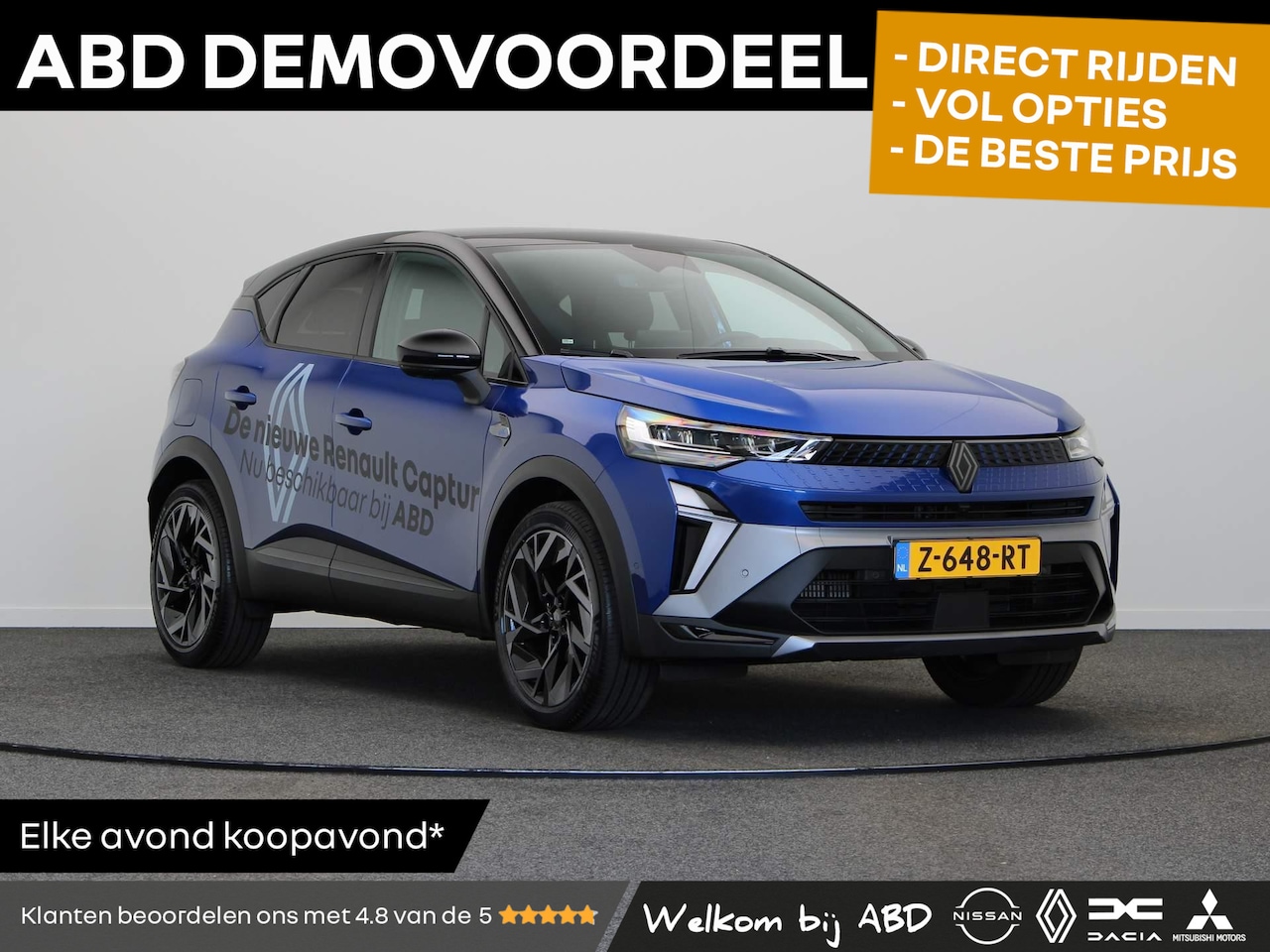 Renault Captur - Mild Hybrid 160pk Esprit Alpine | Harman Kardon | Open dak | Stoel + stuurwielverwarming | - AutoWereld.nl