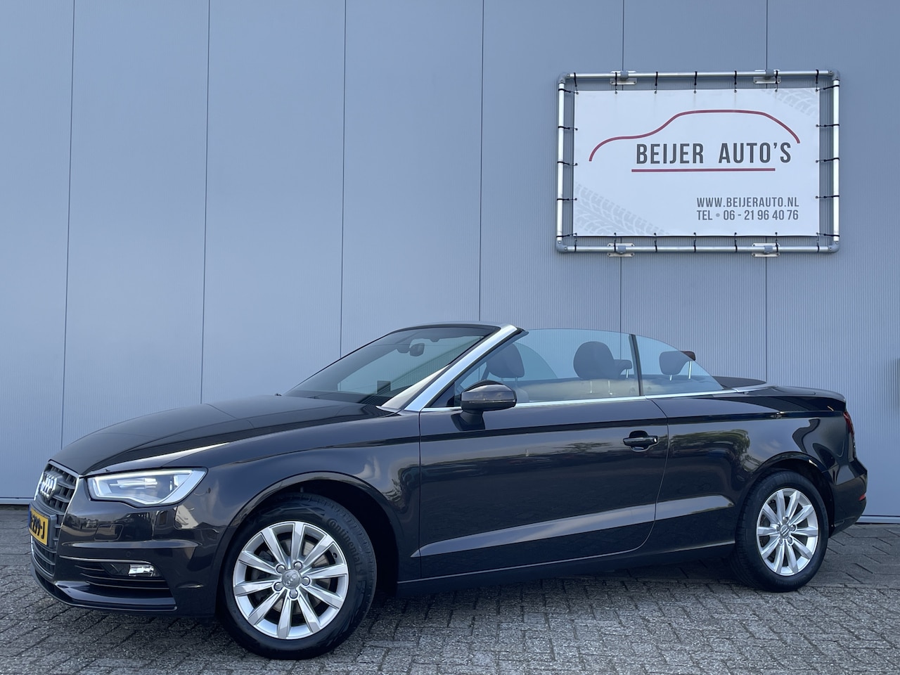 Audi A3 Cabriolet - 1.4 TFSI Ambition Pro Line Plus 1e eigenaar/Navigatie/Leer. - AutoWereld.nl