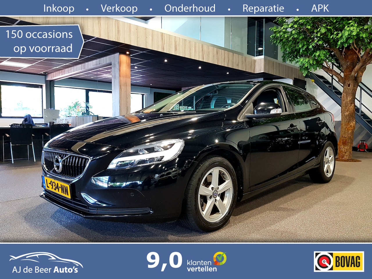 Volvo V40 - 2.0 T2 R-Design Navigatie | Airco Clima | Cruise | LED - AutoWereld.nl