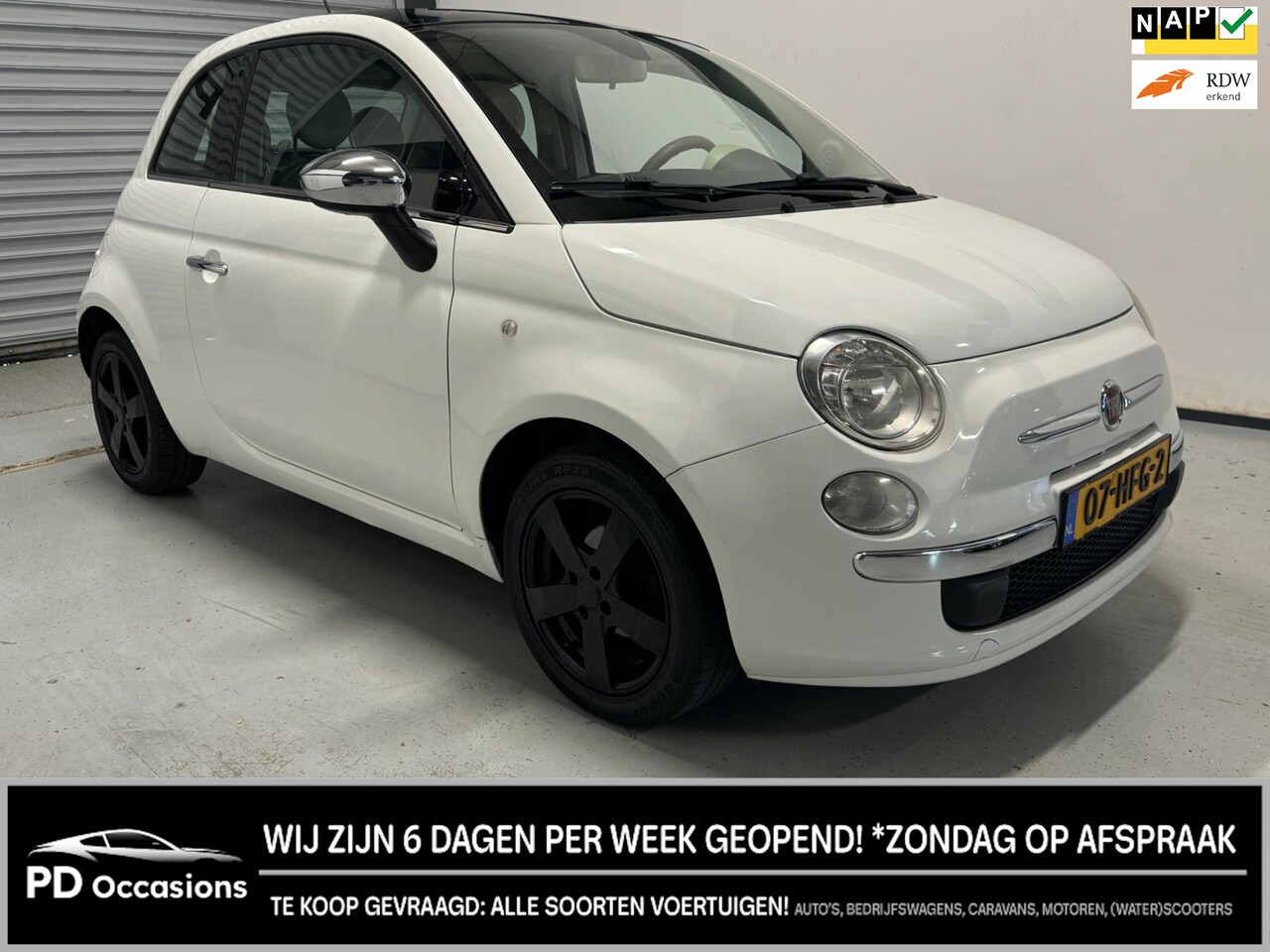 Fiat 500 - 1.2 Lounge LM Velgen Airco Pano Elek. Ramen - AutoWereld.nl