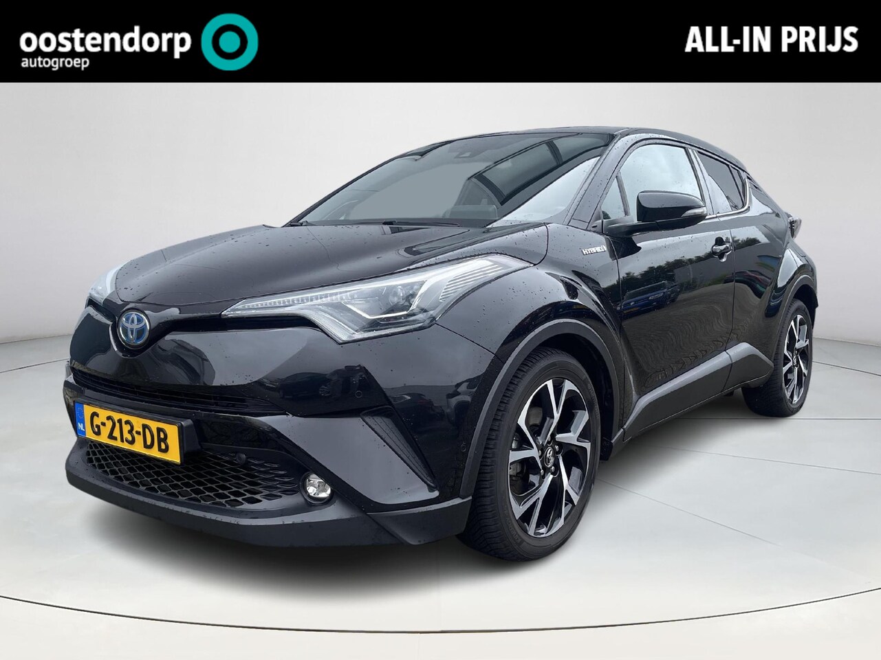 Toyota C-HR - 1.8 Hybrid Style Ultimate Leder | navigatie | Black edition - AutoWereld.nl