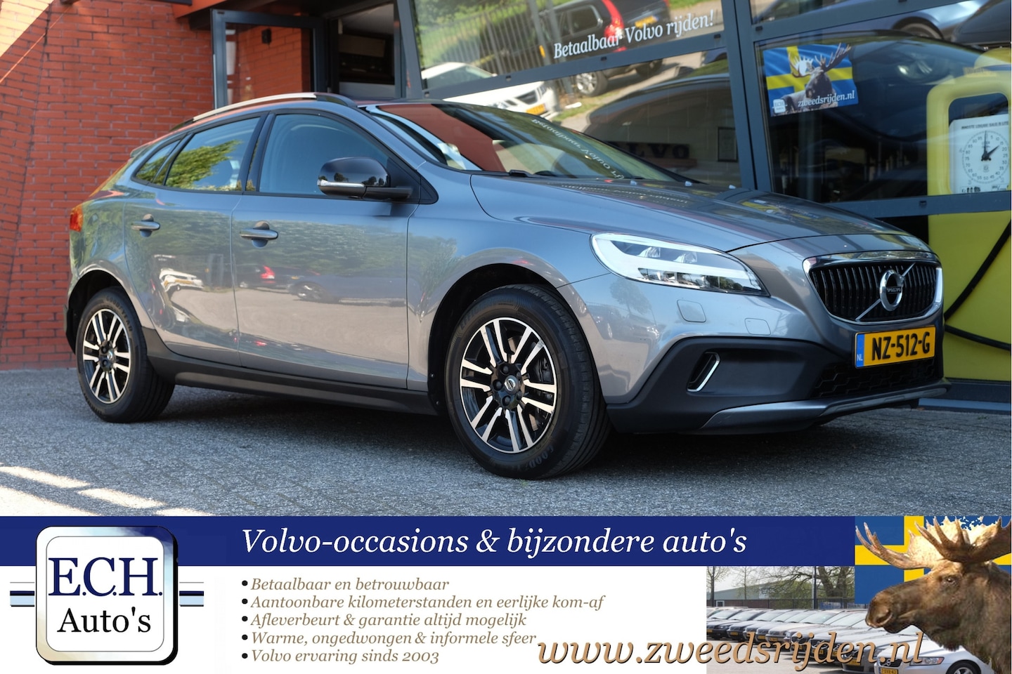 Volvo V40 Cross Country - 2.0 D2 Nordic 2.0 D2 120pk Nordic+ - AutoWereld.nl