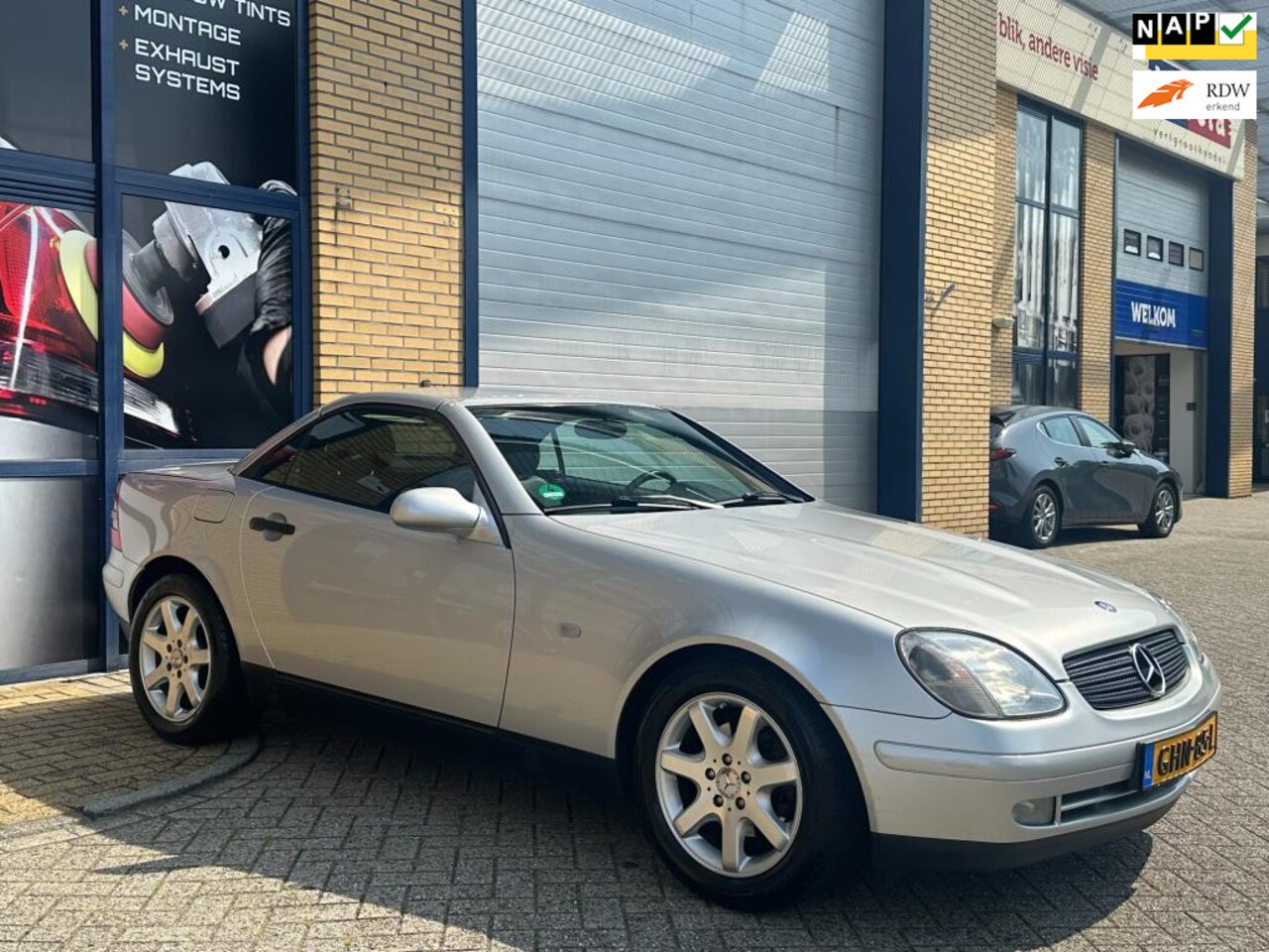 Mercedes-Benz SLK-klasse - 200 200, Nette auto, Airco, Cabriolet, Lichtmetaal, Apk, Leder, Stoelverwarming, Windscherm, I - AutoWereld.nl