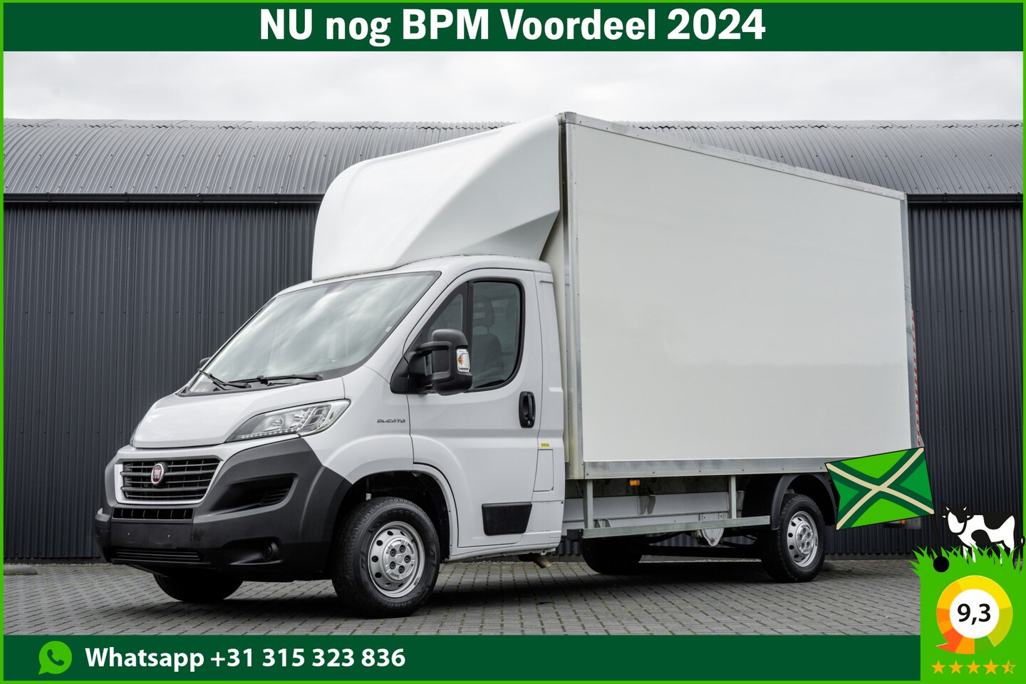 Fiat Ducato - 2.3 MultiJet Bakwagen met laadklep | Euro 6 | 131 PK | Cruise | Camera | A/C - AutoWereld.nl