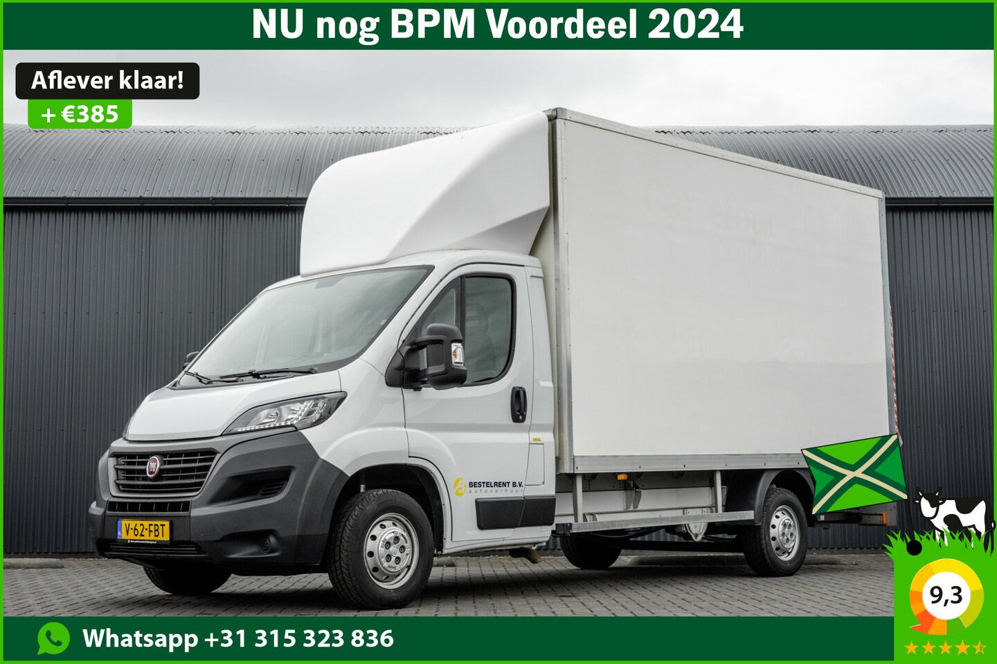 Fiat Ducato - **2.3 MultiJet | Bakwagen met Laadklep | Euro 6 | 141 PK | Cruise | Camera | A/C | Navigat - AutoWereld.nl