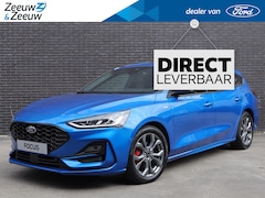 Ford Focus Wagon - 1.0 EcoBoost Hybrid ST Line X 125pk | €3.500.- korting | Stoel- stuur en voorruitverwarmin