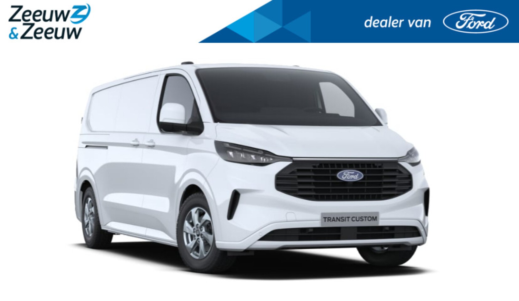 Ford E-Transit Cust. - 320 L2H1 Limited 65 kWh | Volledig elektrisch! | 16" Lichtmetaal | Verwarmbare voorstoelen - AutoWereld.nl