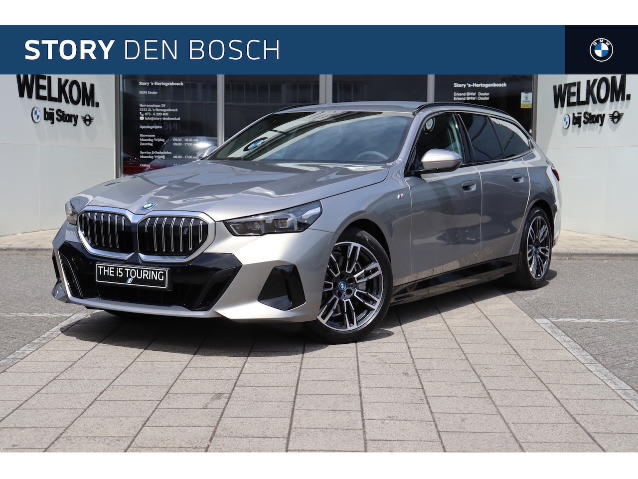 BMW i5 Touring - eDrive40 M Sport 84 kWh / Trekhaak / Adaptieve LED / Parking Assistant / Stoelverwarming / - AutoWereld.nl