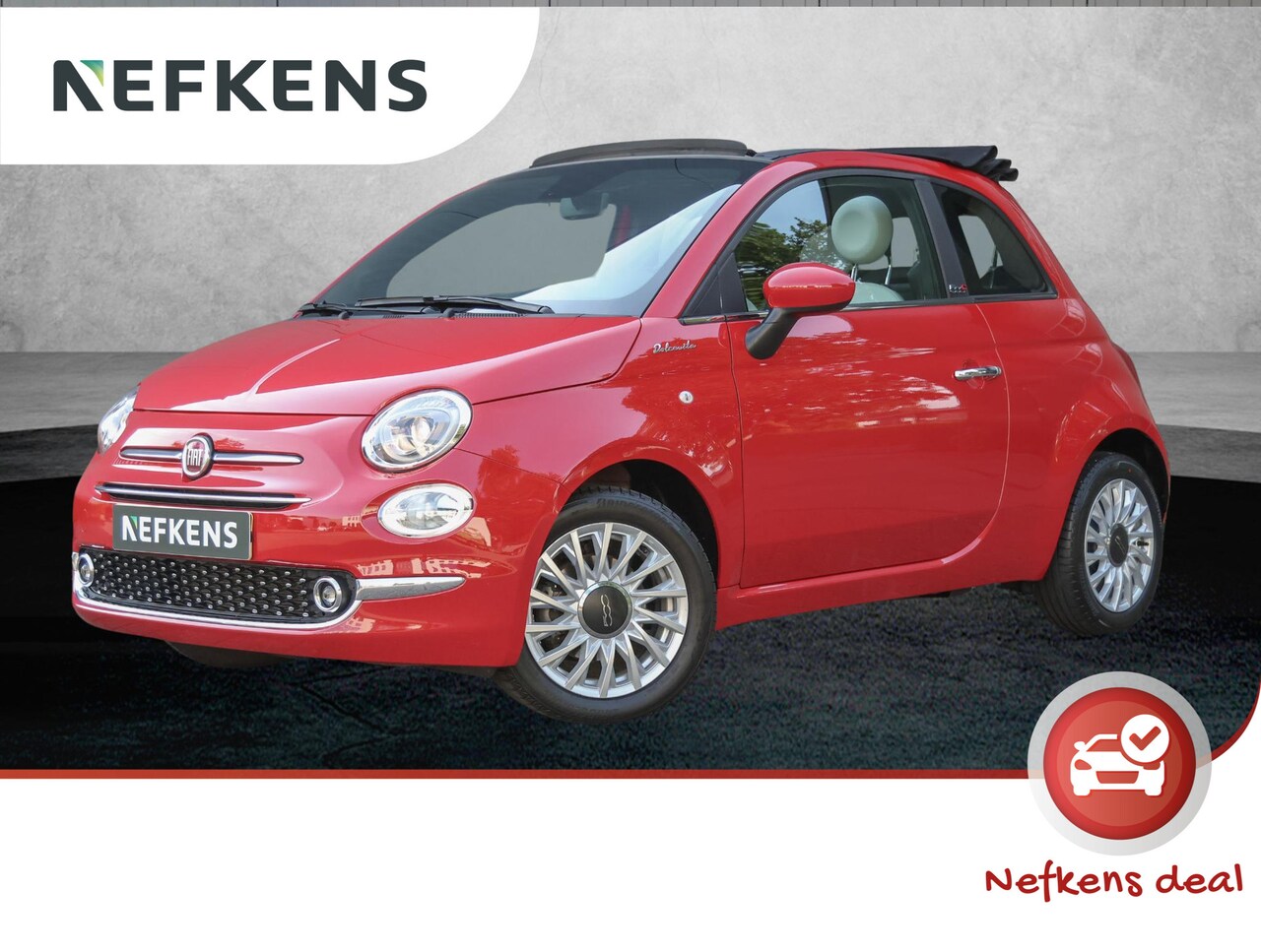 Fiat 500 C - 69pk Hybrid Dolcevita (1ste eig./Climate/Cruise/NAV./AppleCarPlay/PDC/Isofix) - AutoWereld.nl