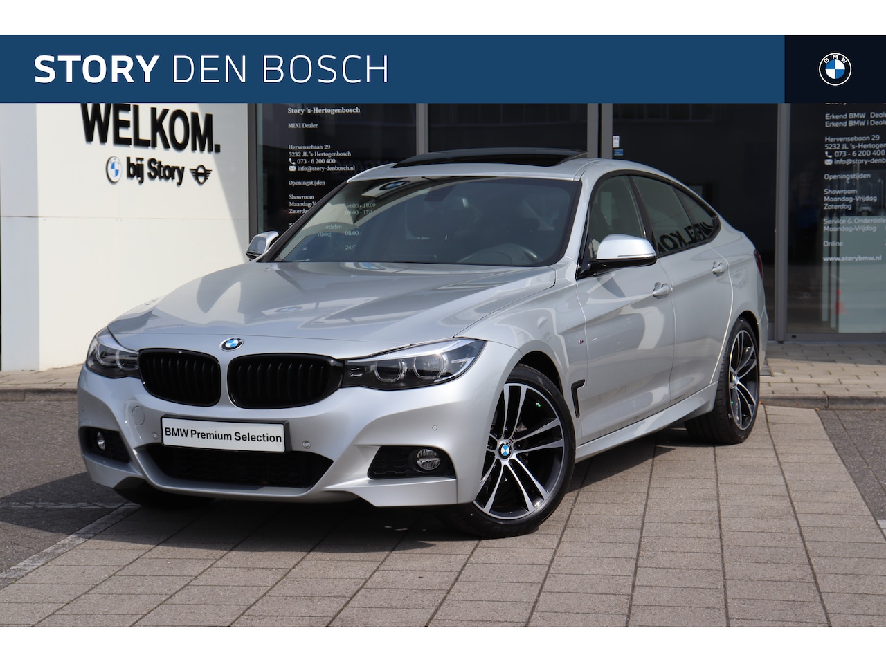 BMW 3-serie Gran Turismo - 320i High Executive M Sport Automaat / Panoramadak / Sportstoelen / LED / M Sportonderstel - AutoWereld.nl