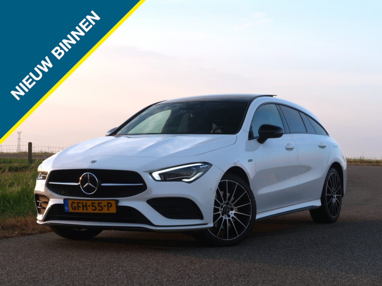 Mercedes-Benz CLA-klasse Shooting Brake - 250e AMG Pano 360cam Burmester etc. - AutoWereld.nl