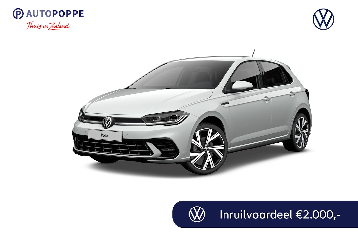 Volkswagen Polo - 1.0 TSI 95 5MT R-Line Edition Digital Cockpit Pro (26 cm) | Telefoon draadloos oplaadbaar - AutoWereld.nl