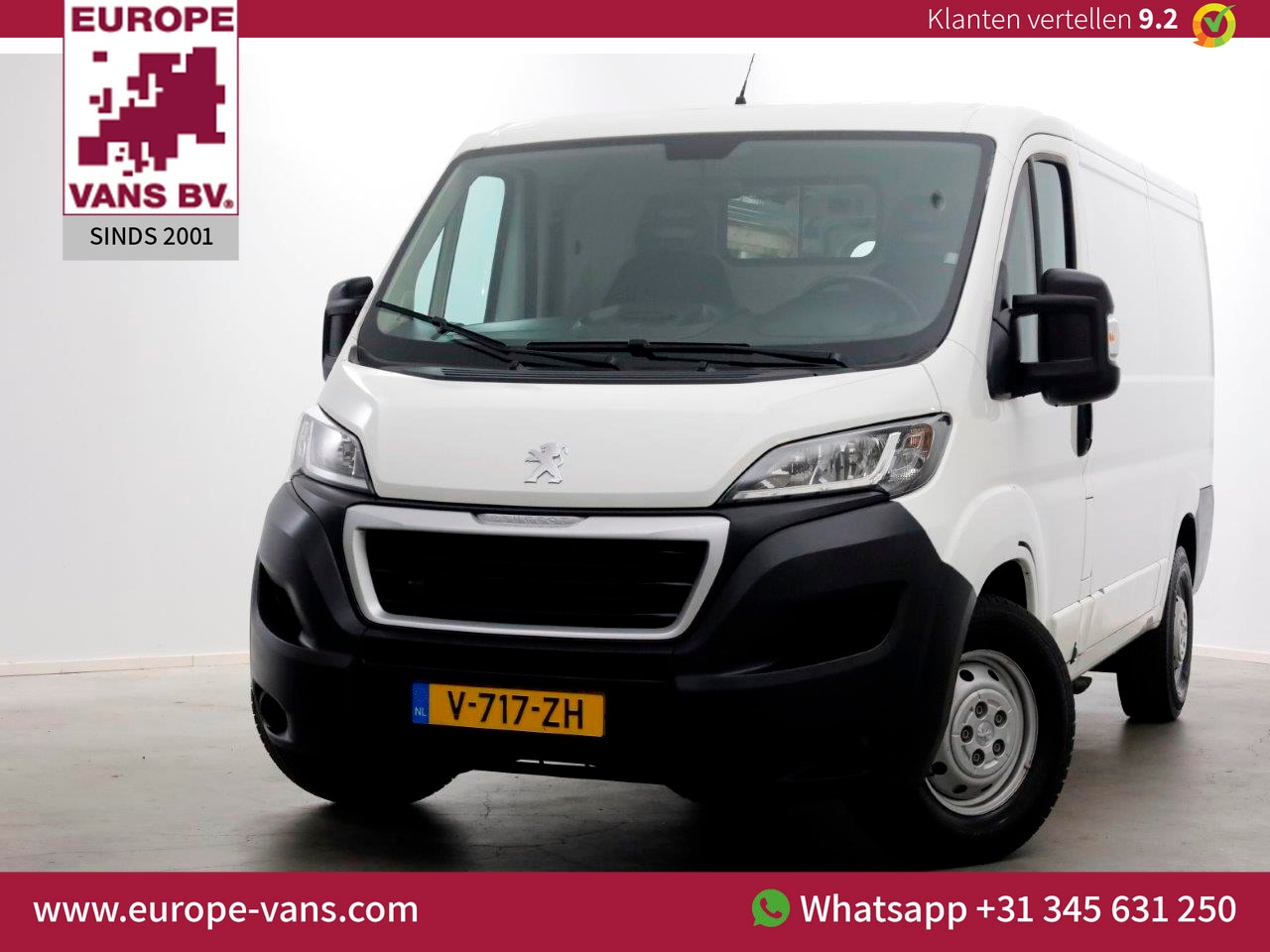 Peugeot Boxer - 2.0 BlueHDI 130pk E6 L2H1 Premium Airco/Navi/Trekhaak 3000kg 06-2019 - AutoWereld.nl