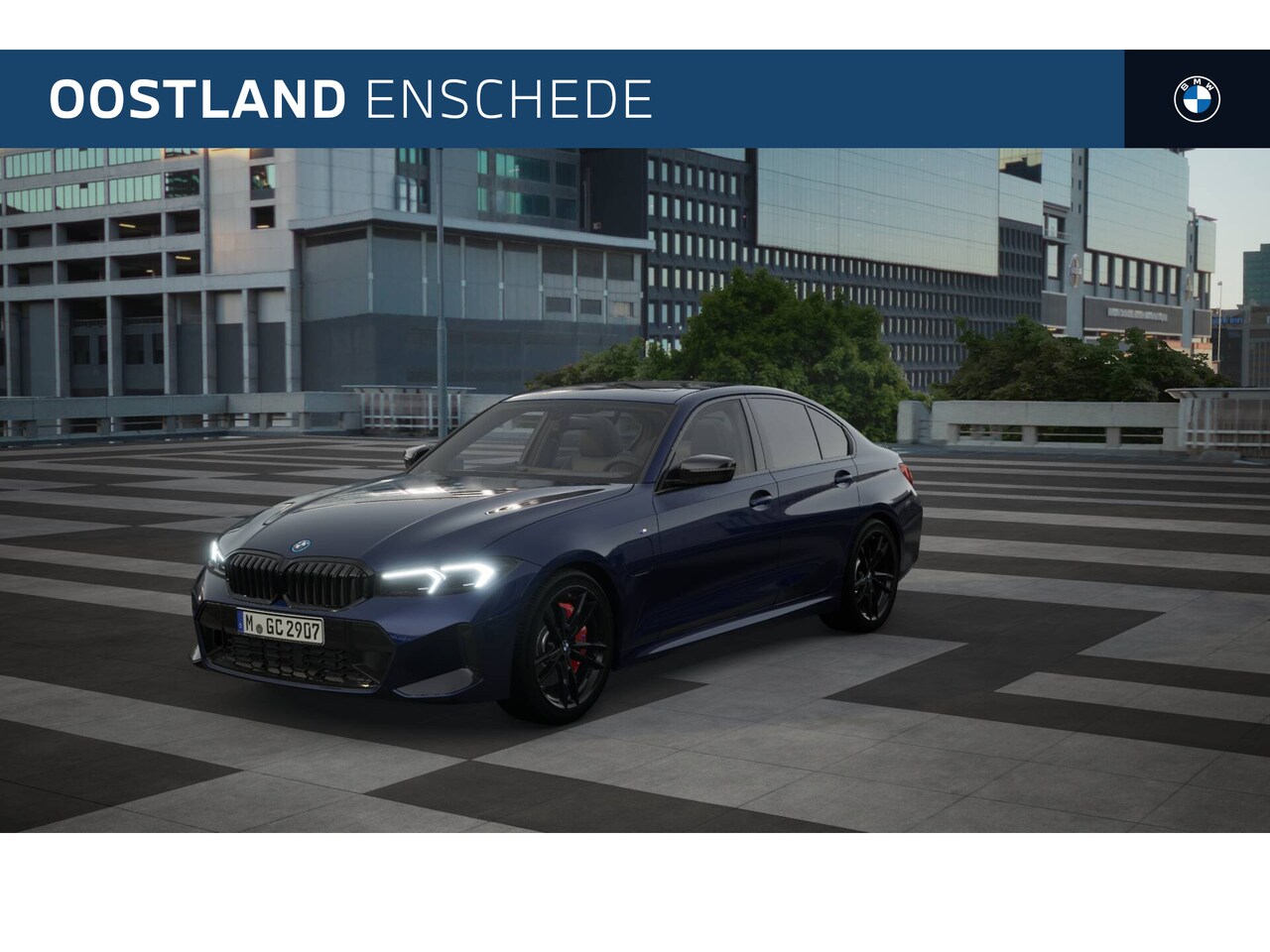 BMW 3-serie - 320e M Sport Automaat / Schuif-kanteldak / Sportstoelen / Adaptieve LED / Parking Assistan - AutoWereld.nl