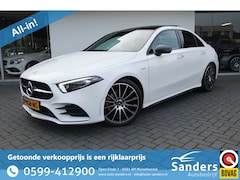 Mercedes-Benz A-klasse - 180 Business Solution AMG / 19 inch/ Nightpakket/ Sfeerverlichting/ Panoramadak/ Memory/ K