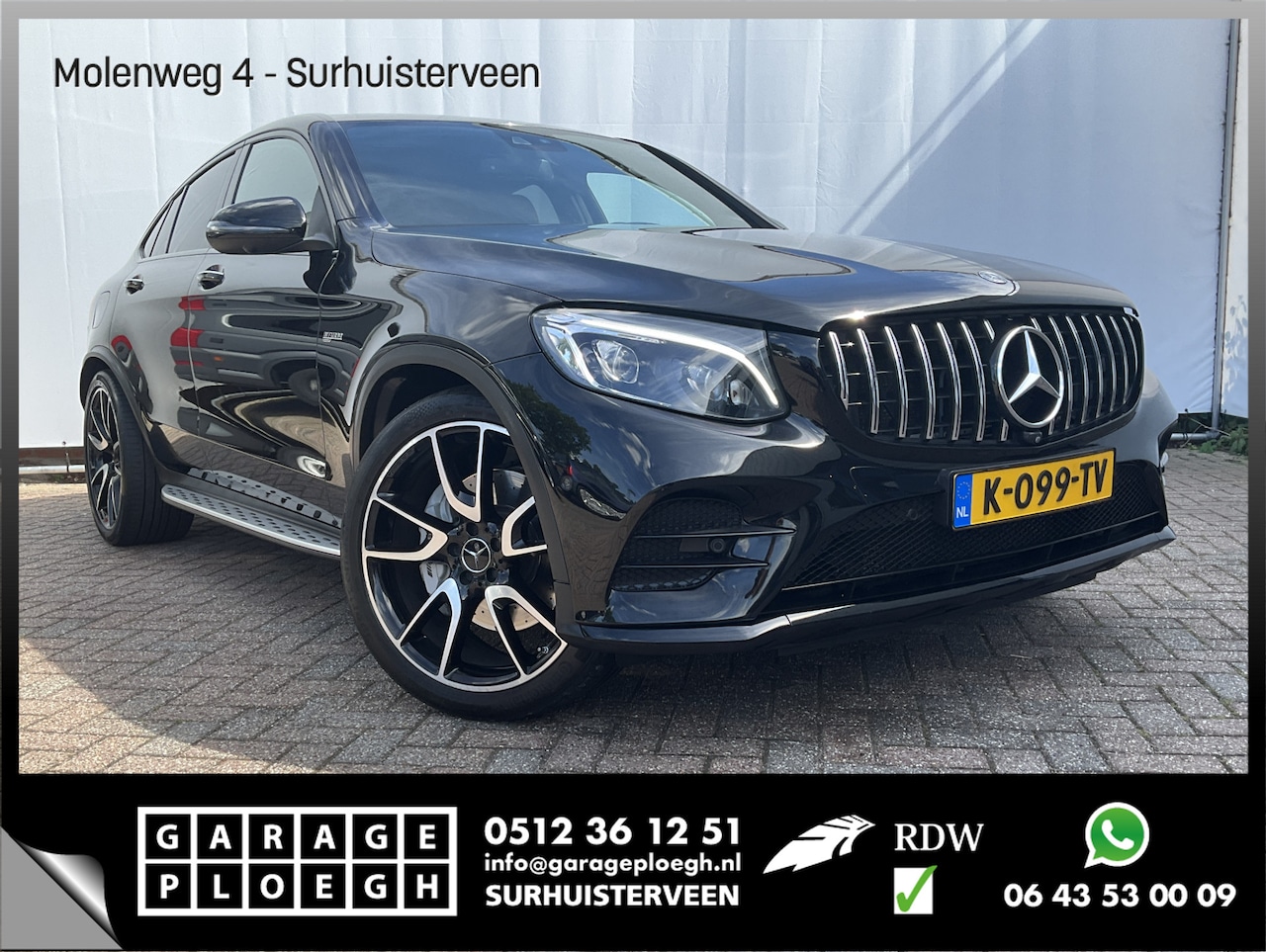 Mercedes-Benz GLC-klasse Coupé - AMG 43 4MATIC 368pk Burmester 360 Leer OpenSky - AutoWereld.nl