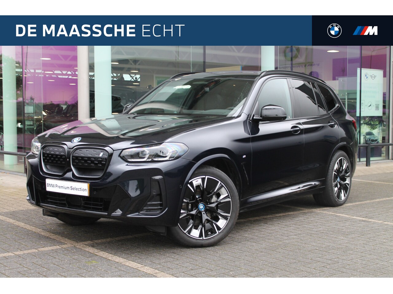 BMW iX3 - High Executive 80 kWh / Sportstoelen / Trekhaak / Stoelverwarming / Adaptief M Onderstel / - AutoWereld.nl