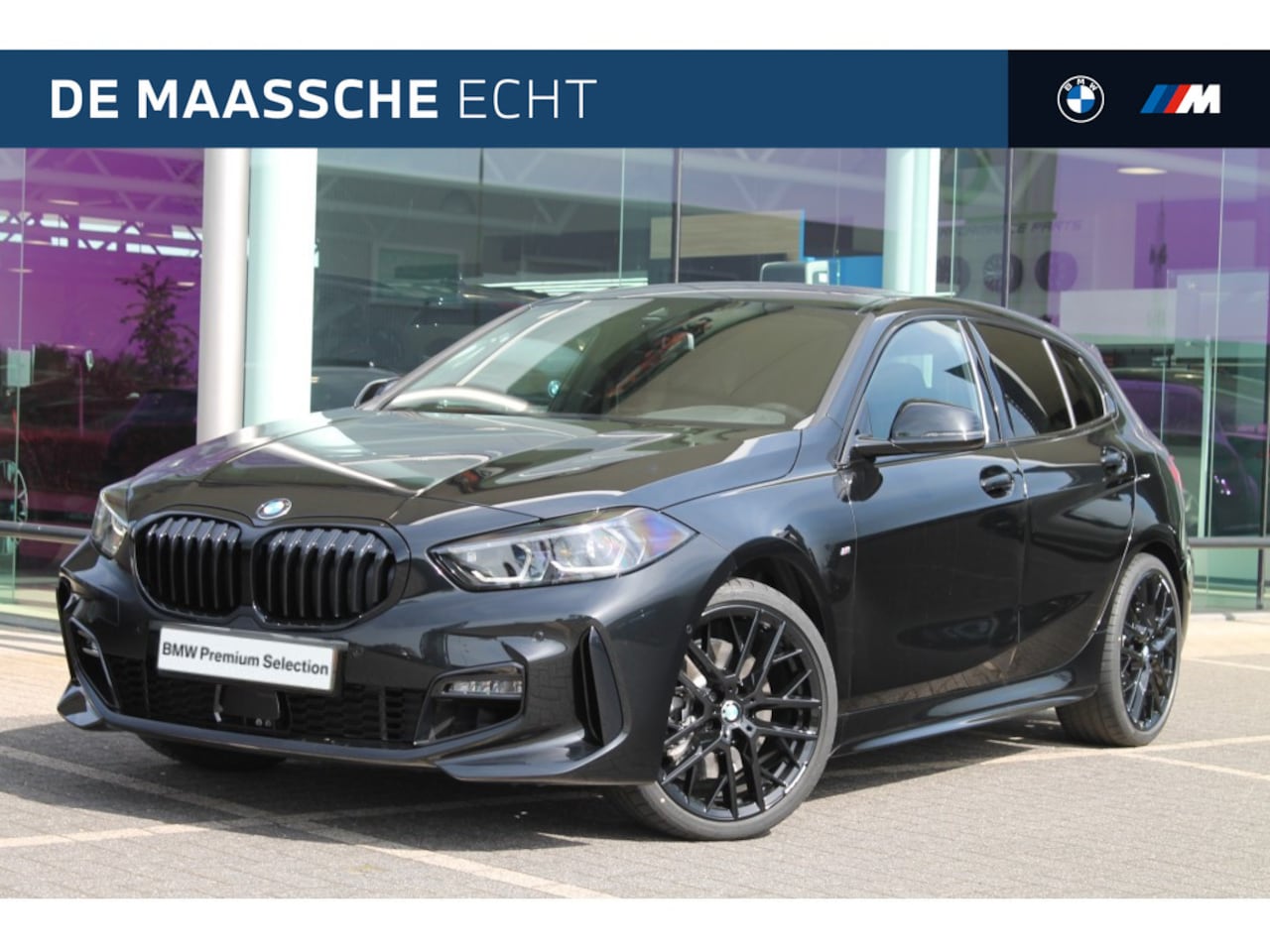 BMW 1-serie - 120i High Executive M Sport Automaat / Panoramadak / Adaptieve LED / Stoelverwarming / Hea - AutoWereld.nl