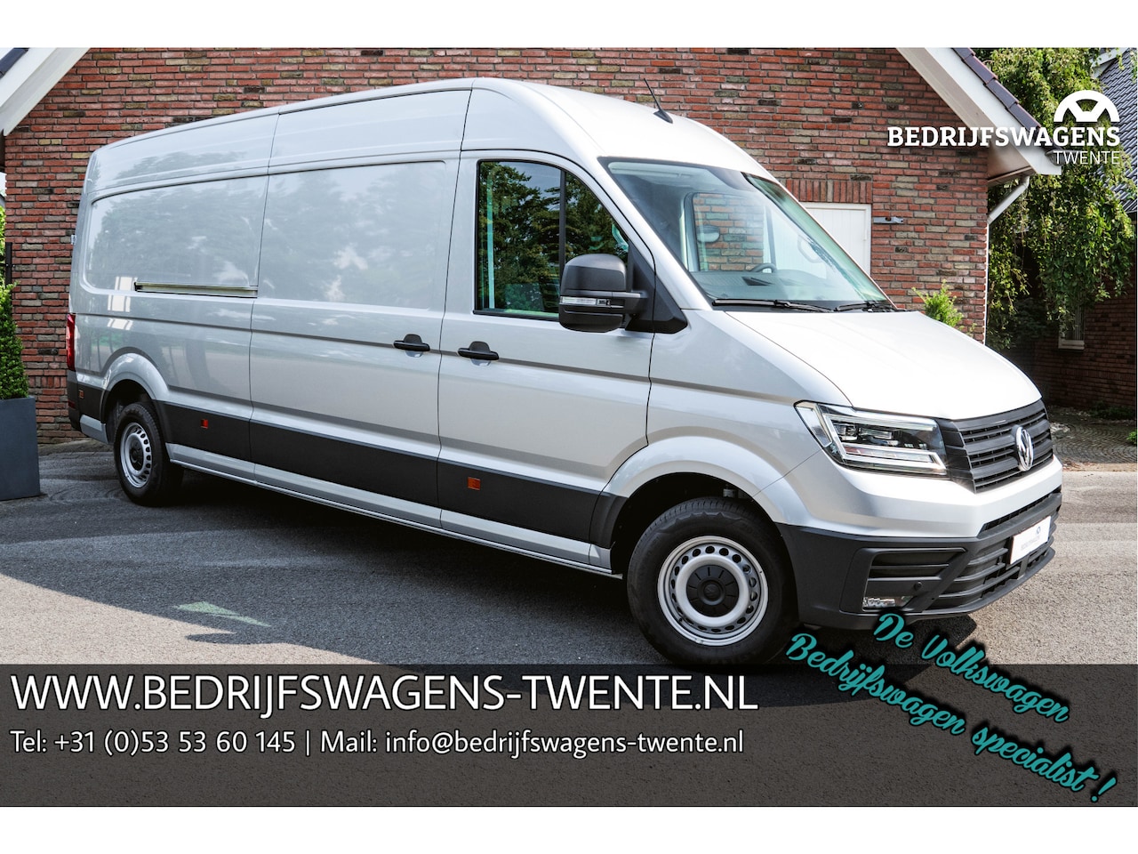 Volkswagen Crafter - 2.0 TDI 177PK Automaat-8 L4H3 3.5T Comfortline LED | NAVI | Cruise Control | - AutoWereld.nl