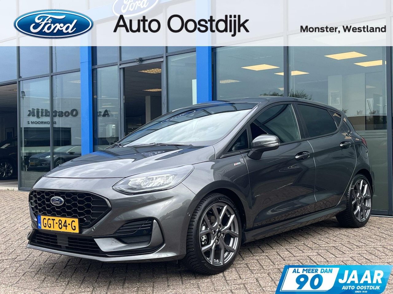 Ford Fiesta - 1.0 EcoBoost ST-Line 100PK Winterpack Camera Adaptieve Cruise Climate Keyless Carplay-Navi - AutoWereld.nl