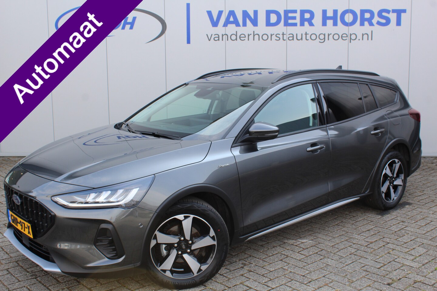 Ford Focus Wagon - 1.0-155pk EcoBoost Mild-Hybrid Active AUTOMAAT ! Trekgewicht 1.500kg ! Slechts 2.800km ! V - AutoWereld.nl