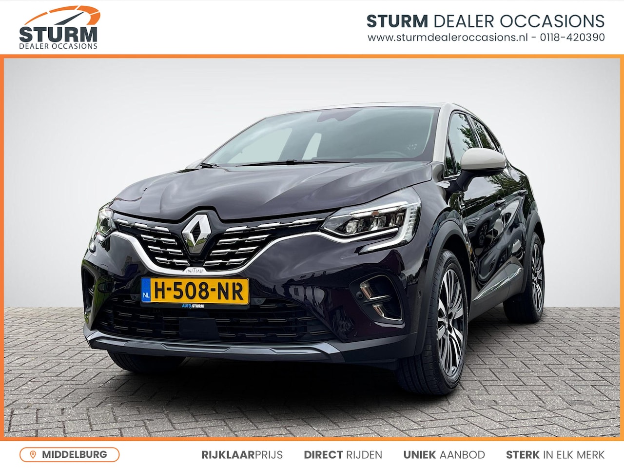 Renault Captur - 1.3 TCe 130 Initiale Paris | Trekhaak | Leder | Stuur- + Stoelverwarming | Navigatie | App - AutoWereld.nl