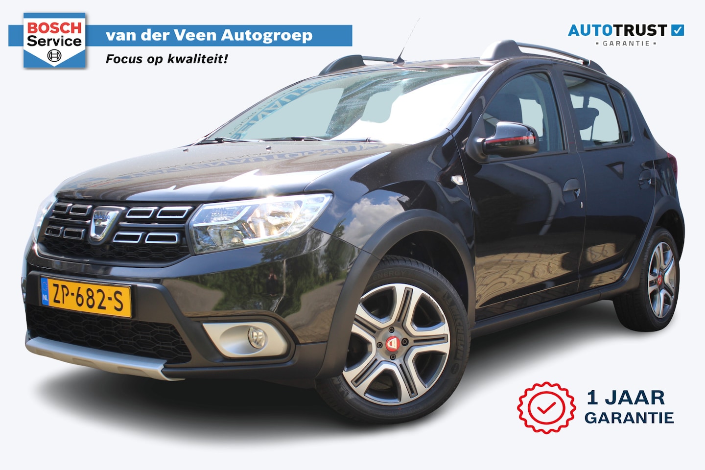 Dacia Sandero - 0.9 TCe Tech Road | Incl. 1 jaar Garantie | Cruise controle | Airco | Parkeersensoren acht - AutoWereld.nl