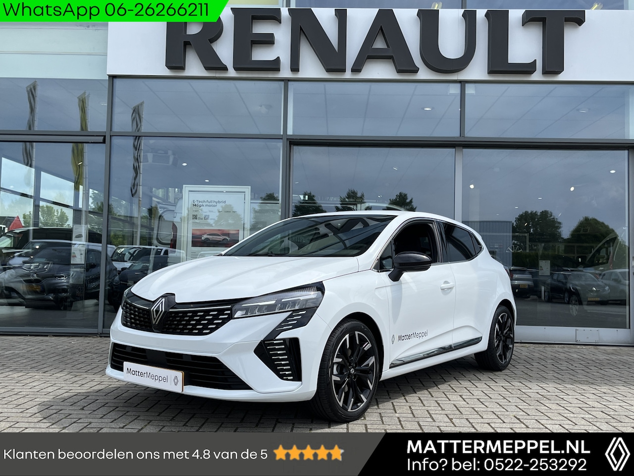 Renault Clio - 1.6 E-Tech Full Hybrid 145 techno | Pack Look | Pack Navigation | Apple Carplay / Android - AutoWereld.nl