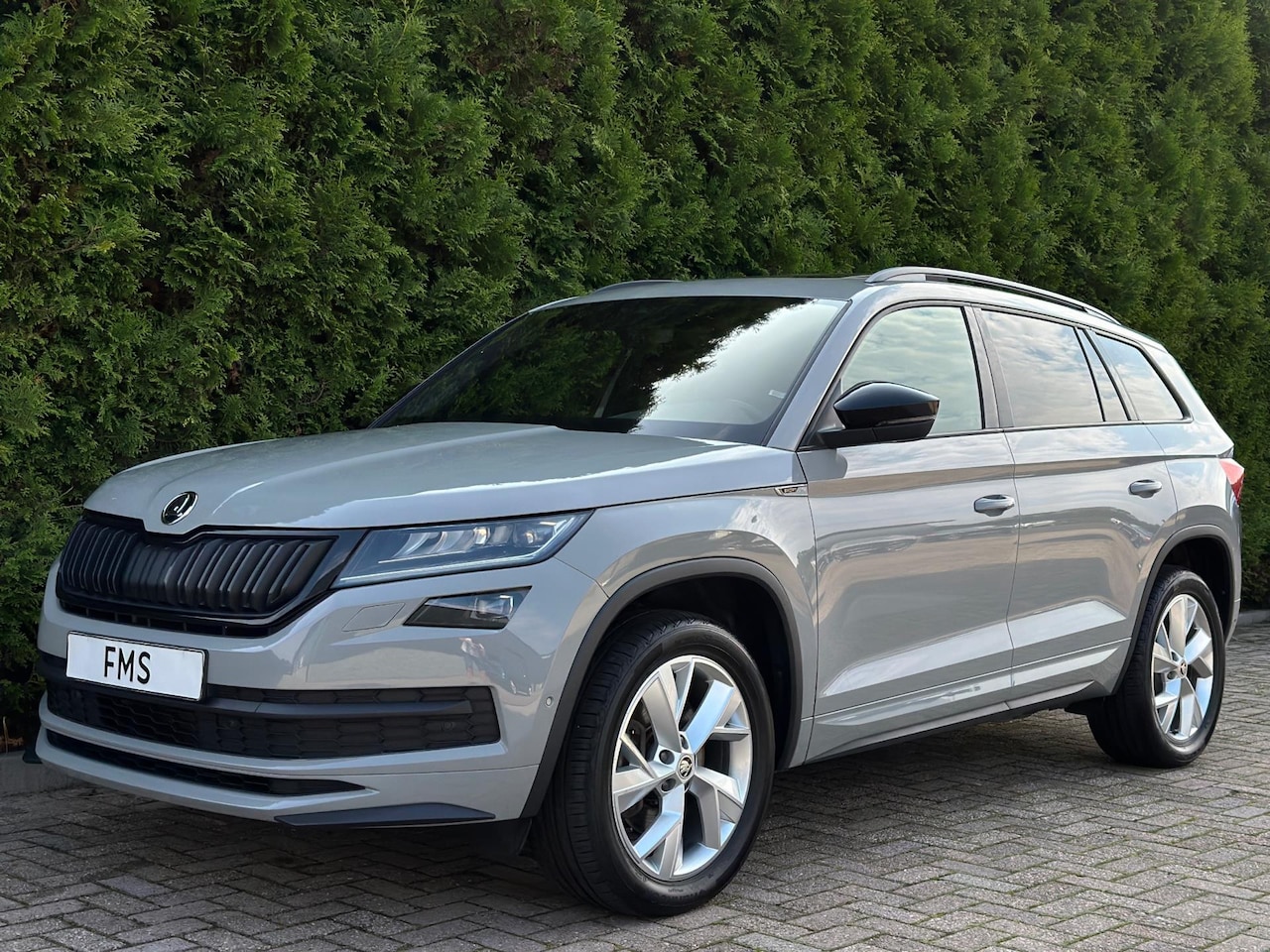 Skoda Kodiaq - 2.0 TSI 4x4 Sportline Nardo Grey CarPlay Trekhaak - AutoWereld.nl