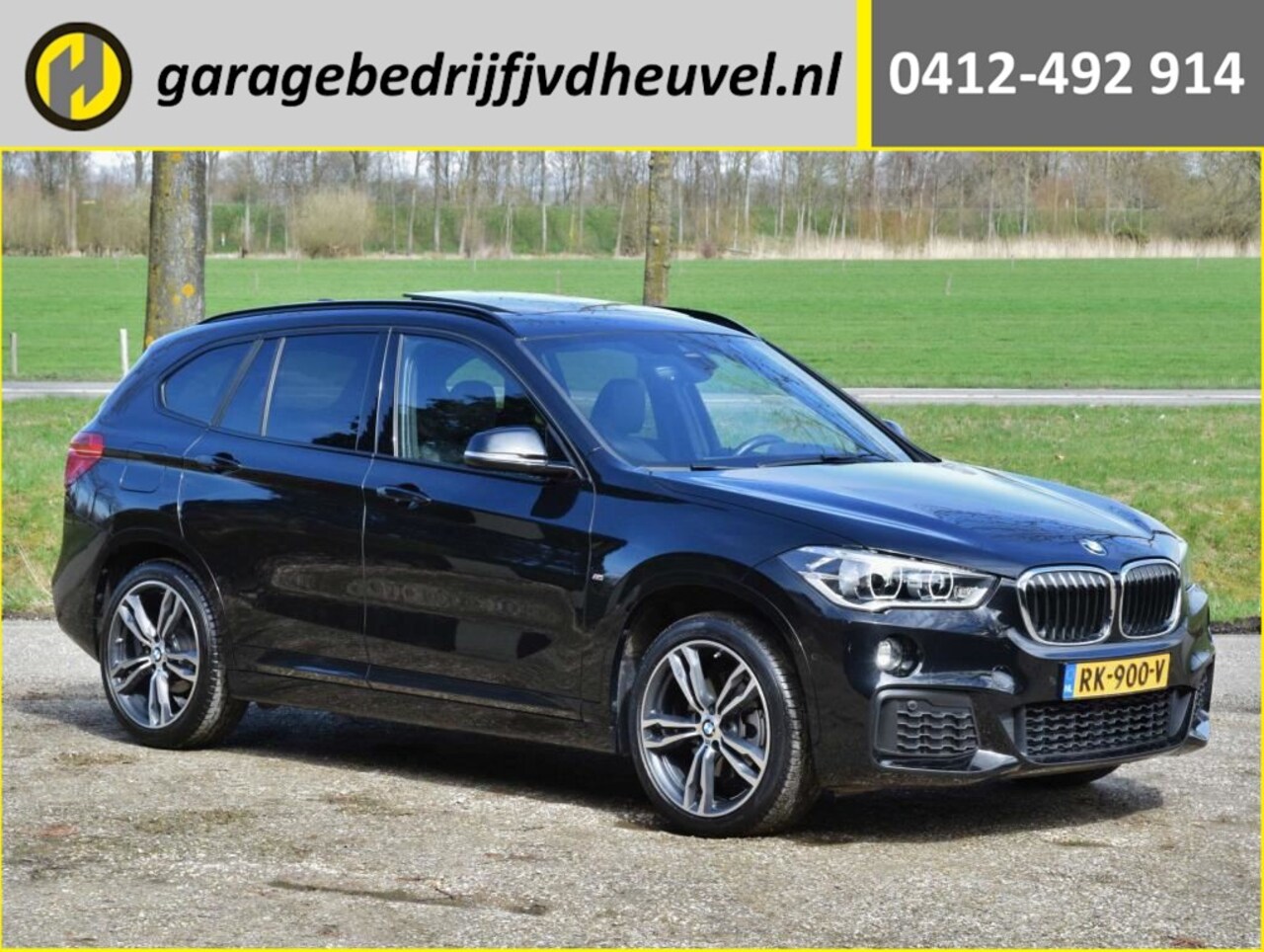 BMW X1 - 18d sDrive High Executive / head-up display / panoramadak / camera achter / zwart leer - AutoWereld.nl