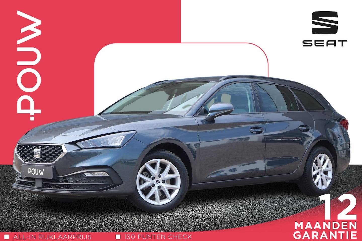 Seat Leon Sportstourer - 1.0 eTSI 110pk DSG Style | Apple Carplay/Android Auto | Navigatie | PDC - AutoWereld.nl