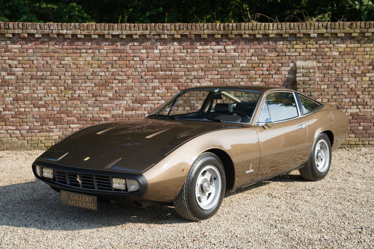 Ferrari 365 - GTC4 Show car AutoSalon Paris in 1971, Restored by specialist in the Netherlands, "Marrone - AutoWereld.nl