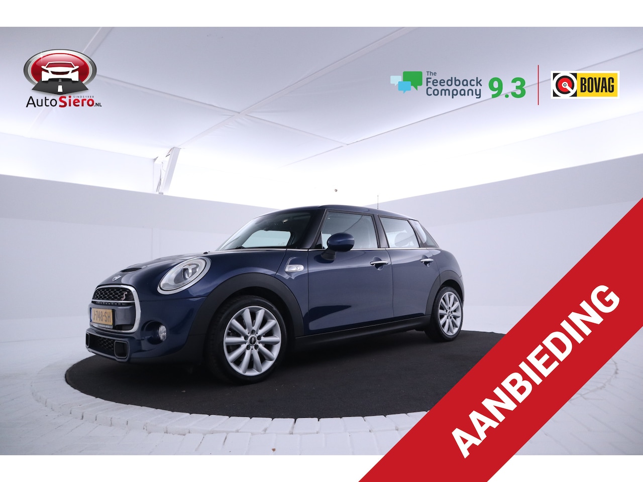 MINI Cooper S - Mini 2.0 Chili Serious Business Stoelverwarming, Cruise, Half leer - AutoWereld.nl