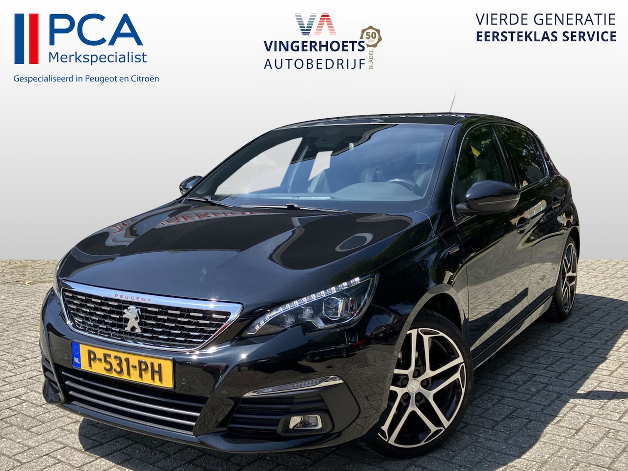 Peugeot 308 - 130 PK GT-line *AUTOMAAT * GT Line * Panoramadak * 1/2 Leder * AchteruitrijCamera * Naviga - AutoWereld.nl