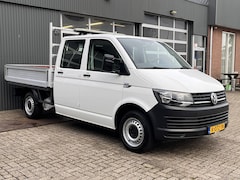 Volkswagen Transporter - 2.0 TDI L2H1 DC Euro 6 Pick up open laadbak Pick-up Airco Bluetooth Apple carplay trekhaak