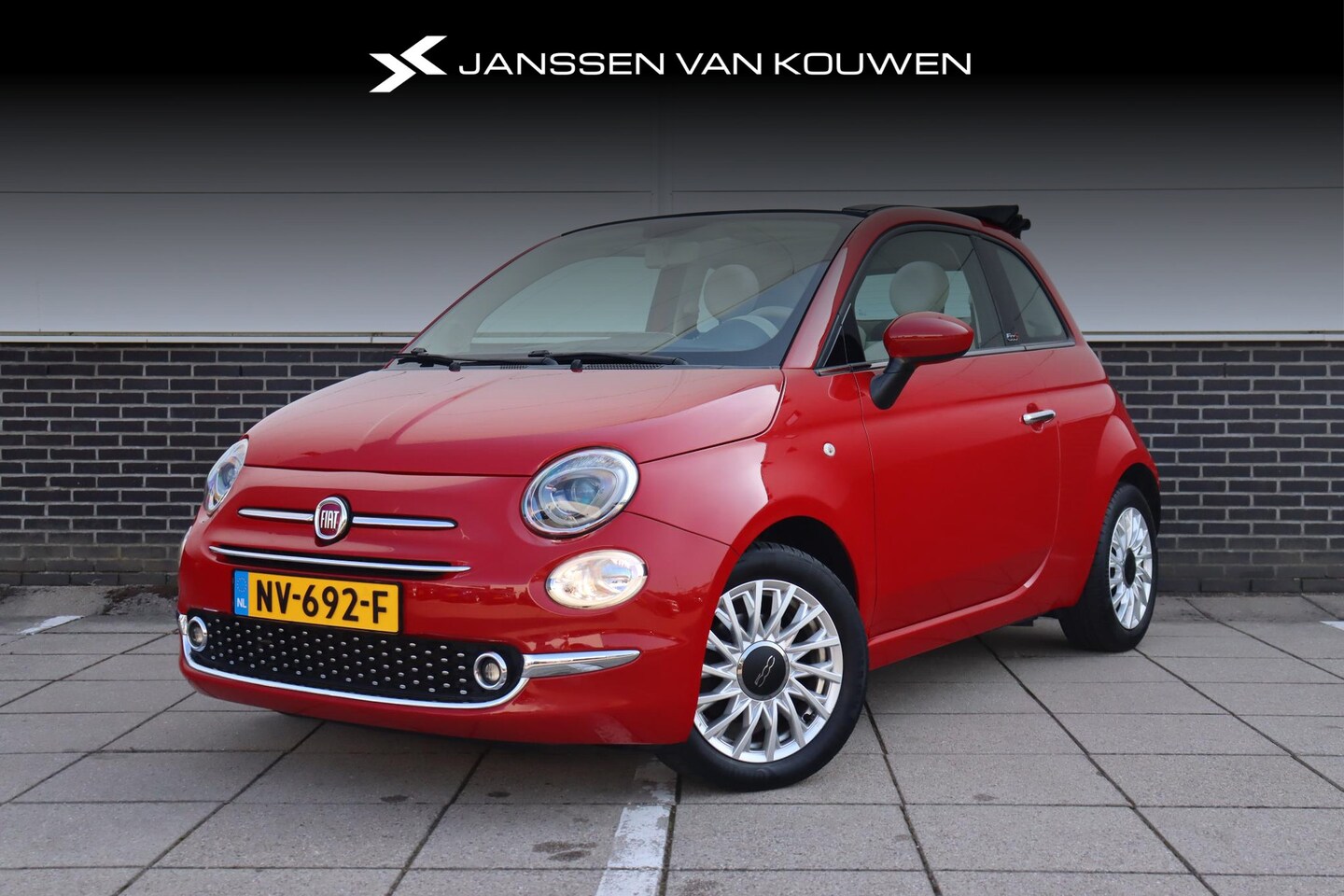 Fiat 500 C - 0.9 TwinAir Lounge * Face Lift * Airco * Lage KM * - AutoWereld.nl