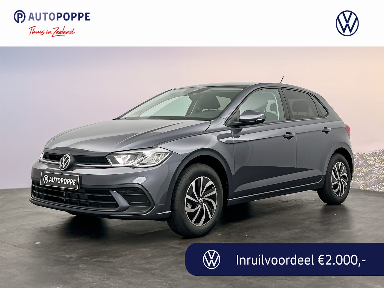 Volkswagen Polo - 1.0 TSI 95 5MT Life Edition Rijstrookbehoudassistent (Lane Assist) | 'App-Connect' smartph - AutoWereld.nl