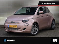 Fiat 500e - Monotrim 3+1 42kWh 118pk Automaat PDC + CAM. | DODE HOEK | KEYLESS | DAB | APPLE-CARPLAY |