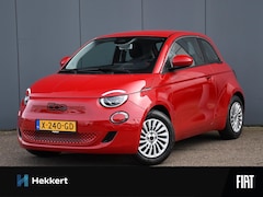 Fiat 500e - Red 24kWh 70pk Automaat 15''LM | NAVI | DAB | CLIMA | APPLE-CARPLAY | VERKEERSBORDHERKENNI