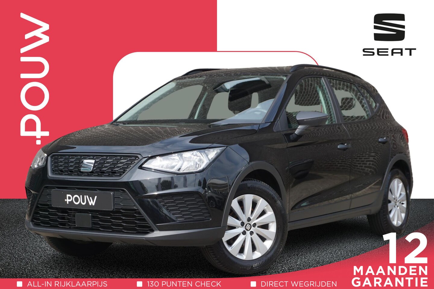 Seat Arona - 1.0 TSI 95pk Reference | Airconditioning | Lichtmetalen Velgen | Cruise Control - AutoWereld.nl